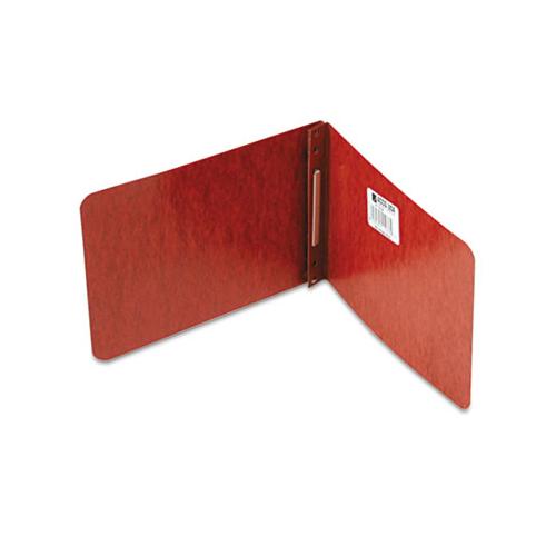 Pressboard Report Cover, Prong Clip, 5-1-2 X 8-1-2, 2" Capacity, Red