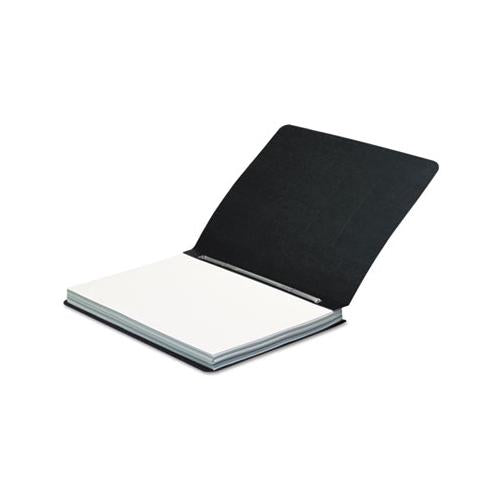 Pressboard Report Cover, Prong Clip, Letter, 3" Capacity, Black