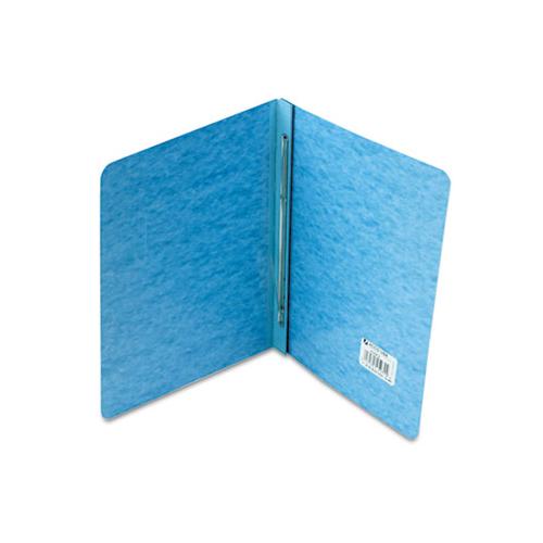 Pressboard Report Cover, Prong Clip, Letter, 3" Capacity, Light Blue