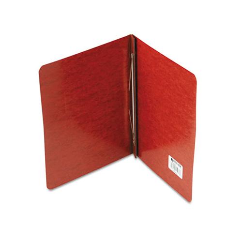 Pressboard Report Cover, Prong Clip, Letter, 3" Capacity, Red