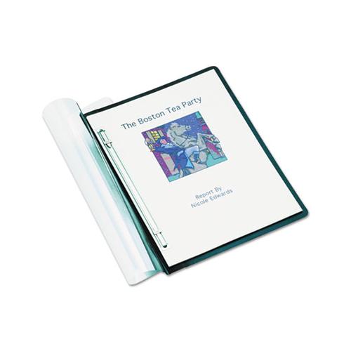 Accohide Frosted Front Report Covers, Letter Size, 500 Sheets, Black Back