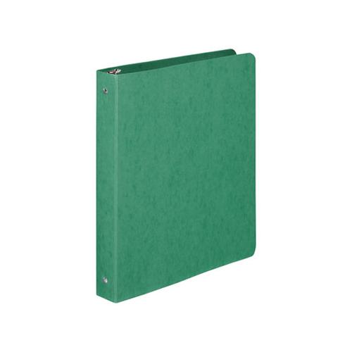 Presstex Round Ring Binder, 3 Rings, 1" Capacity, 11 X 8.5, Dark Green