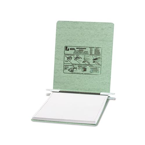 Presstex Covers With Storage Hooks, 2 Posts, 6" Capacity, 9.5 X 11, Light Green