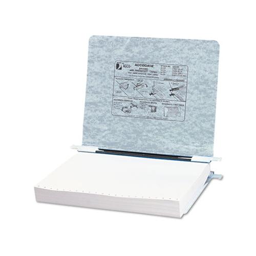 Presstex Covers With Storage Hooks, 2 Posts, 6" Capacity, 11 X 8.5, Light Gray