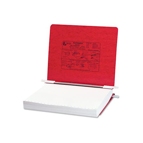 Presstex Covers With Storage Hooks, 2 Posts, 6" Capacity, 11 X 8.5, Executive Red