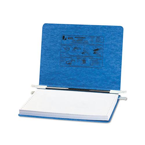 Presstex Covers With Storage Hooks, 2 Posts, 6" Capacity, 12 X 8.5, Light Blue