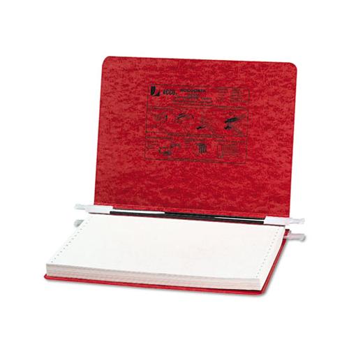 Presstex Covers With Storage Hooks, 2 Posts, 6" Capacity, 12 X 8.5, Executive Red