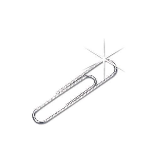 Paper Clips, Medium (no. 1), Silver, 1,000-pack