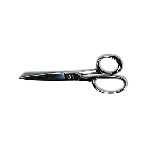 Hot Forged Carbon Steel Shears, 8" Long, 3.88" Cut Length, Nickel Straight Handle