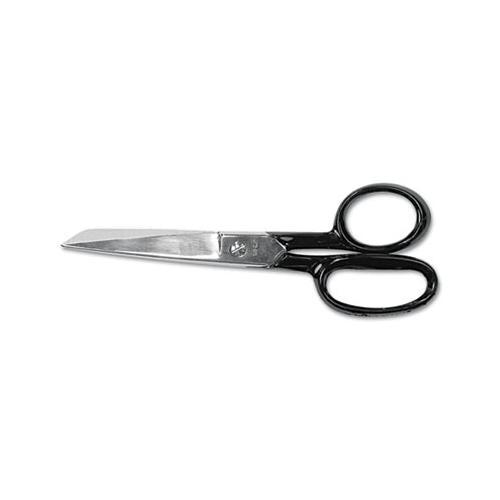 Hot Forged Carbon Steel Shears, 7" Long, 3.13" Cut Length, Black Straight Handle