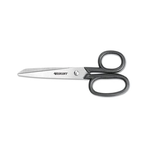 Kleencut Stainless Steel Shears, 6" Long, 2.75" Cut Length, Black Straight Handle