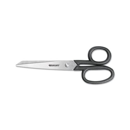 Kleencut Stainless Steel Shears, 7" Long, 3.31" Cut Length, Black Straight Handle
