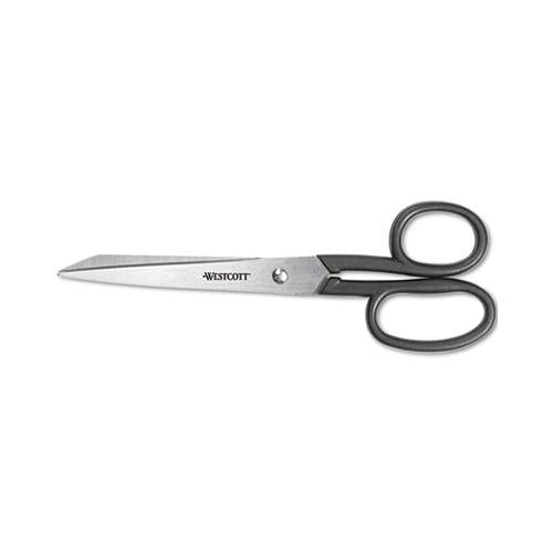 Kleencut Stainless Steel Shears, 8" Long, 3.75" Cut Length, Black Straight Handle