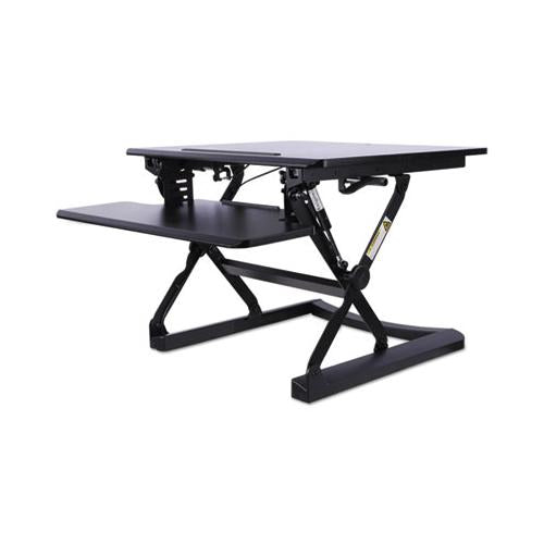 Adaptivergo Sit-stand Lifting Workstation, 26.77w X 31.10d X 19.69h, Black