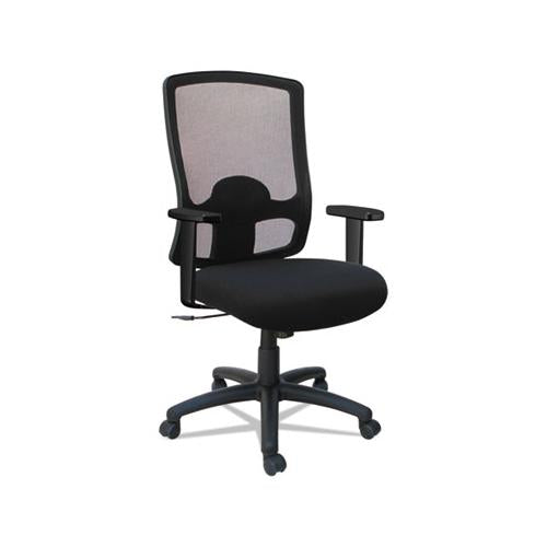 Alera Etros Series High-back Swivel-tilt Chair, Supports Up To 275 Lbs, Black Seat-black Back, Black Base