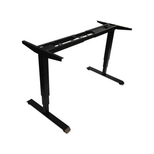 Adaptivergo 3-stage Electric Table Base W-memory Controls, 25" To 50.7", Black