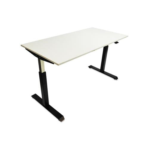 Adaptivergo Pneumatic Height-adjustable Table Base, 26.18" To 39.57", Black