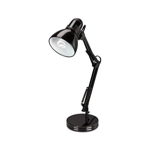 Architect Desk Lamp, Adjustable Arm, 6.75"w X 11.5"d X 22"h, Black