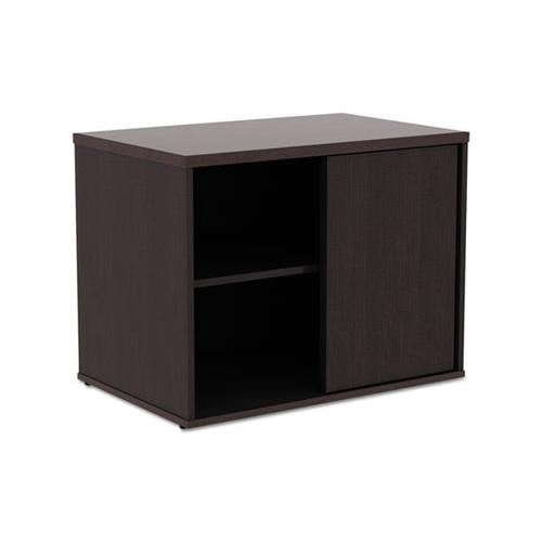 Alera Open Office Low Storage Cab Cred, 29 1-2w X 19 1-8d X 22 7-8h, Espresso