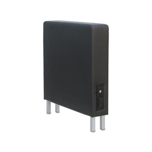 Alera Qub Series Powered Armrest Wedge, 5.88w X 26.38d X 30.5h, Black