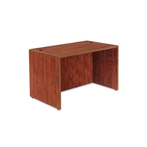 Alera Valencia Series Straight Desk Shell, 47.25w X 29.5d X 29.63h, Medium Cherry
