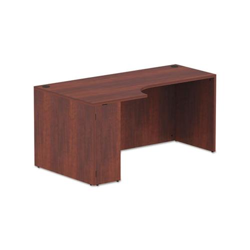 Alera Valencia Corner Credenza Shells, 65w X 35.38d X 29.5h, Left, Medium Cherry
