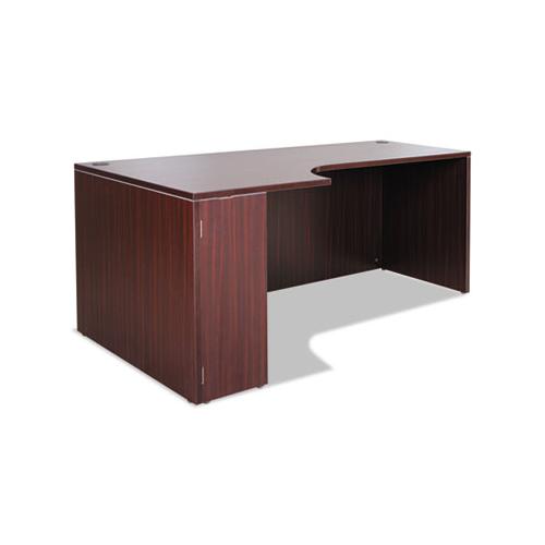 Alera Valencia Left Corner Credenza Shell, 70.88w X 35.38d X 29.5h, Mahogany