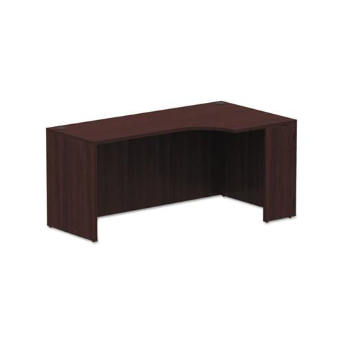Alera Valencia Corner Credenza Shells, 65w X 35.38d X 29.5h, Right, Mahogany