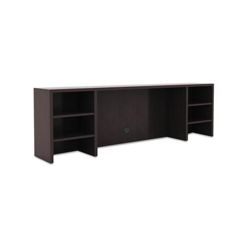 Alera Valencia Series Organizer Hutch, 70.63w X 11.75d X 23.63h, Espresso