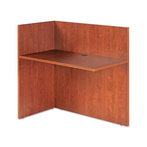 Alera Valencia Reversible Reception Return, 44 1-8w X 23 5-8d X 41 1-2h, Medium Cherry