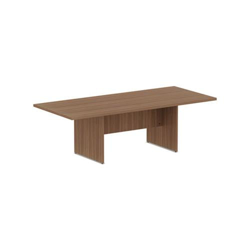 Alera Valencia Series Conference Table, Rect, 94.5 X 41.38 X 29.5, Mod Walnut