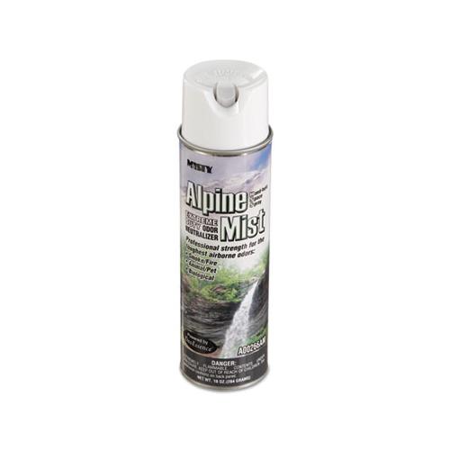 Hand-held Odor Neutralizer, Alpine Mist, 10 Oz Aerosol, 12-carton