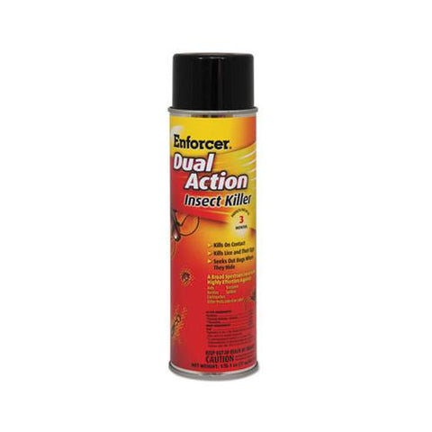 Dual Action Insect Killer, For Flying-crawling Insects, 17oz Aerosol,12-carton