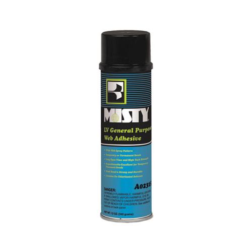 Heavy-duty Adhesive Spray, 12 Oz, Dries Clear, 12-carton