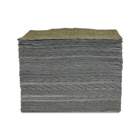 Universal Sorbent Pad, 15" X 17", Heavyweight