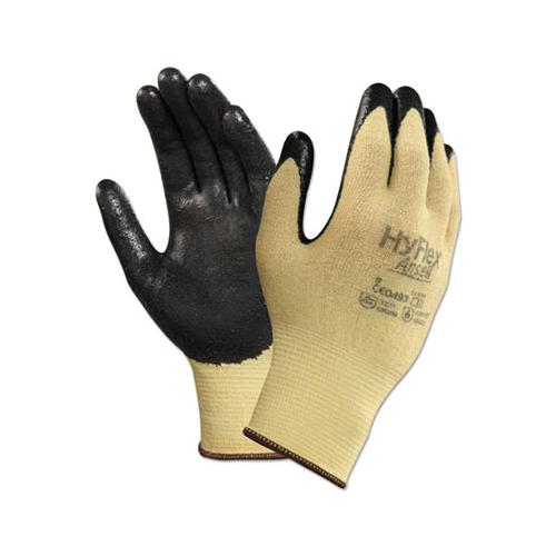 Hyflex Cr Gloves, Size 7, Yellow-black, Kevlar-nitrile, 24-pack