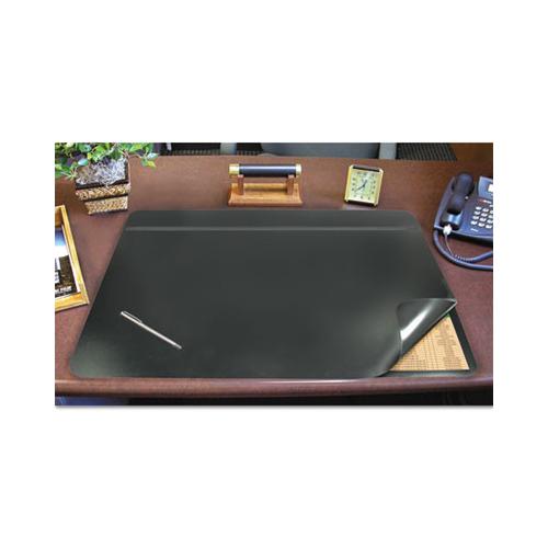 Hide-away Pvc Desk Pad, 24 X 19, Black