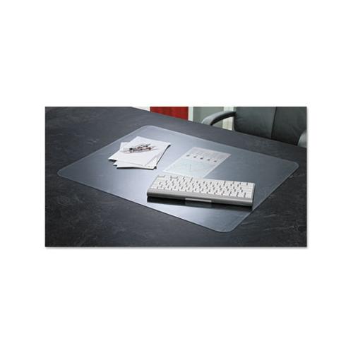 Krystalview Desk Pad With Antimicrobial Protection, 24 X 19, Matte Finish, Clear