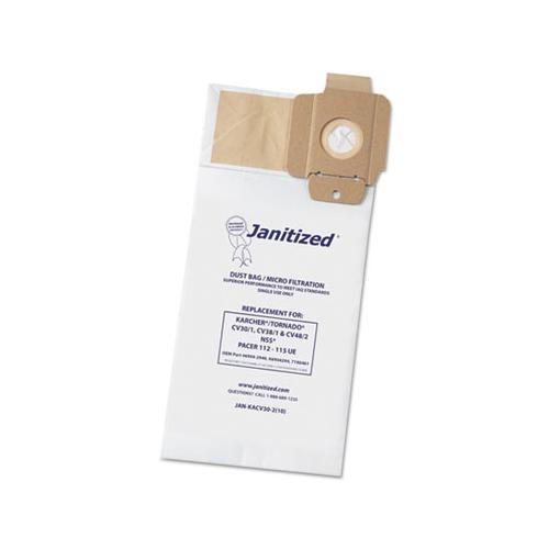 Vacuum Filter Bag Designed To Fit Karcher-tornado Cv30-1, Cv38-1, Cv48-2, 100-ct