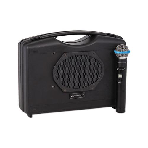 Bluetooth Audio Portable Buddy With Wireless Handheld Mic, 50w, Black