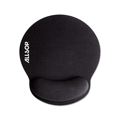 Mousepad Pro Memory Foam Mouse Pad With Wrist Rest, 9 X 10 X 1, Black