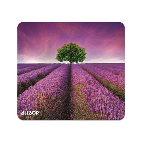 Naturesmart Mouse Pad, Lavender Field Design, 8 1-2 X 8 X 1-10
