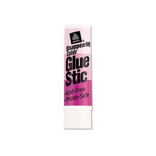 Permanent Glue Stic, 0.26 Oz, Applies Purple, Dries Clear