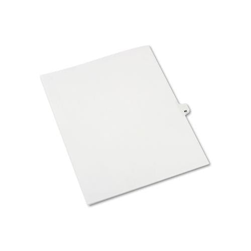 Preprinted Legal Exhibit Side Tab Index Dividers, Avery Style, 10-tab, 40, 11 X 8.5, White, 25-pack, (1040)