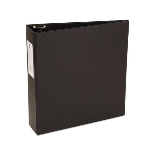 Economy Non-view Binder With Round Rings, 3 Rings, 3" Capacity, 11 X 8.5, Black, (4601)