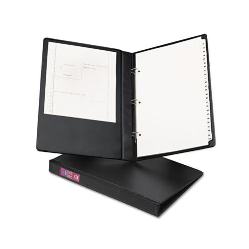 Legal Durable Non-view Binder With Round Rings, 3 Rings, 1" Capacity, 14 X 8.5, Black, (6400)