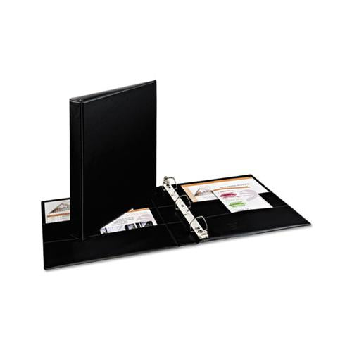 Durable Non-view Binder With Durahinge And Ezd Rings, 3 Rings, 1" Capacity, 11 X 8.5, Black, (7301)