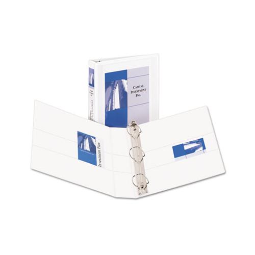 Durable View Binder With Durahinge And Ezd Rings, 3 Rings, 1.5" Capacity, 11 X 8.5, White, (9401)