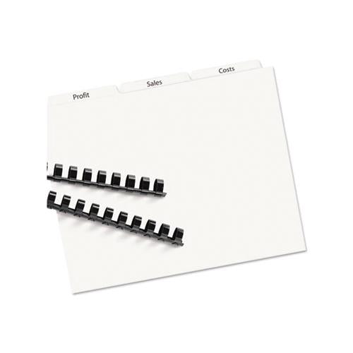 Print And Apply Index Maker Clear Label Unpunched Dividers, 3tab, Letter, 5 Sets