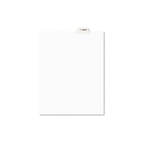 Avery-style Preprinted Legal Bottom Tab Dividers, Exhibit L, Letter, 25-pack